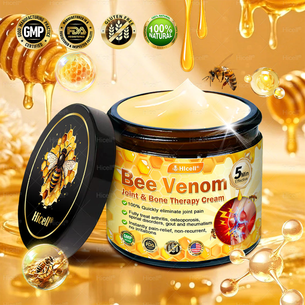 𝙃𝒊𝒄𝒆𝒍𝒍® Bee Venom Pain-Relief Bone Healing Cream 🎄🎄(Specially for older adults)