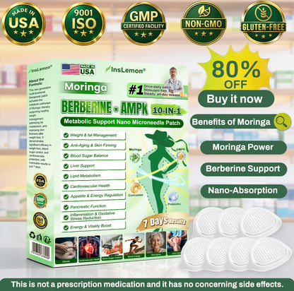 𝐈𝐧𝐬𝐋𝐞𝐦𝐨𝐧® 𝗠𝗼𝗿𝗶𝗻𝗴𝗮 × 𝗕𝗲𝗿𝗯𝗲𝗿𝗶𝗻𝗲 × 𝗔𝗠𝗣𝗞 𝟭𝟬-𝗶𝗻-𝟭 𝗠𝗲𝘁𝗮𝗯𝗼𝗹𝗶𝗰 𝗦𝘂𝗽𝗽𝗼𝗿𝘁 𝗡𝗮𝗻𝗼 𝗠𝗶𝗰𝗿𝗼𝗻𝗲𝗲𝗱𝗹𝗲 𝗣𝗮𝘁𝗰𝗵🇺🇸(𝐉𝐮𝐬𝐭 𝐨𝐧𝐜𝐞 𝐚 𝐝𝐚𝐲, 𝐯𝐢𝐬𝐢𝐛𝐥𝐞 𝐜𝐡𝐚𝐧𝐠𝐞𝐬 𝐢𝐧 𝟕 𝐝𝐚𝐲𝐬） ✅ 𝐅𝐨𝐫 𝐨𝐛𝐞𝐬𝐢𝐭𝐲, 🅛🅞🅞🅢🅔 🅢🅚🅘🅝,𝐝𝐢𝐚𝐛𝐞𝐭𝐞𝐬, 𝐬𝐥𝐞𝐞𝐩 𝐚𝐩𝐧𝐞𝐚, 𝐣𝐨𝐢𝐧𝐭 𝐢𝐬𝐬𝐮𝐞𝐬, 𝐚𝐧𝐝 𝐦𝐨𝐫𝐞 💥💥💥