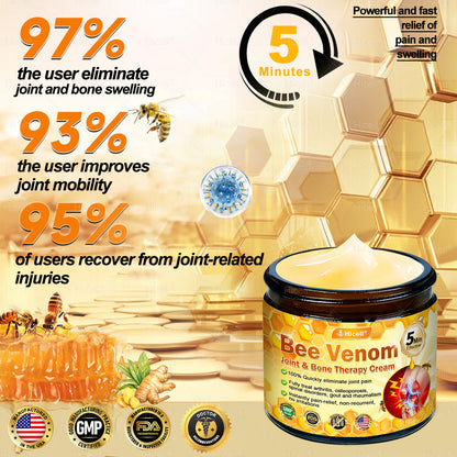 𝙃𝒊𝒄𝒆𝒍𝒍® Bee Venom Pain-Relief Bone Healing Cream 🎄🎄(Specially for older adults)