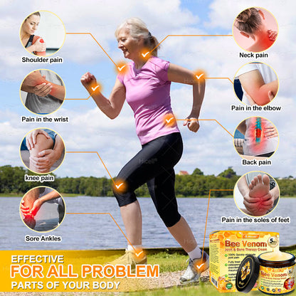 𝙃𝒊𝒄𝒆𝒍𝒍® Bee Venom Pain-Relief Bone Healing Cream 🎄🎄(Specially for older adults)