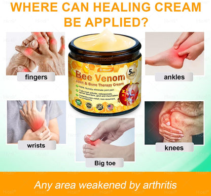 𝙃𝒊𝒄𝒆𝒍𝒍® Bee Venom Pain-Relief Bone Healing Cream 🎄🎄(Specially for older adults)